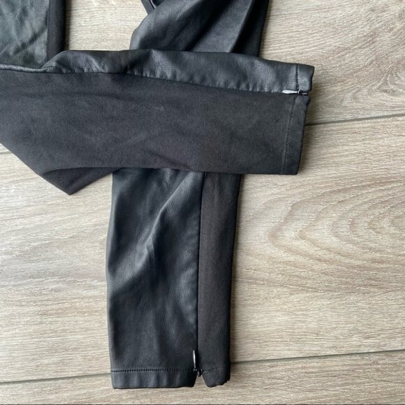 Banana Republic Faux Leather Front Sloan Fit Legging - Picture 10 of 16